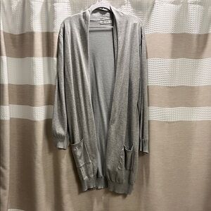 Light Gray Cardigan Sweater